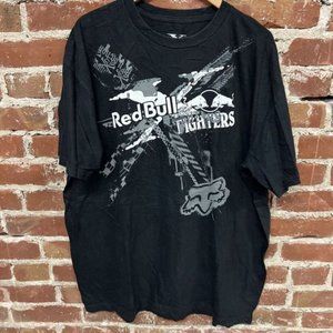 Fox Racing Motocross Red Bull X Fighters Mens Classic Shirt 2XL T29